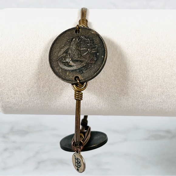 Source Unknown Jewelry - Vintage Nautical Coin Bracelet